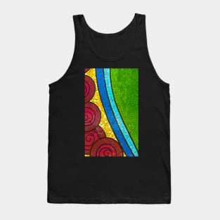 Colourful mosaic Tank Top